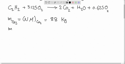 acetylene-leftmathrmc_2-mathrmh_2right-is-burned-with-25-percent-excess-oxygen-in-a-cutting-torch-de