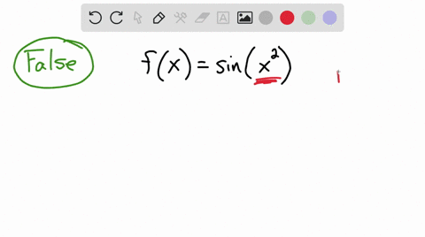 are-the-statements-true-or-false-give-an-explanation-for-your-answer-the-function-fxsin-leftx2right-