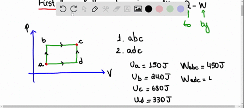 a-thermodynamic-system-is-taken-from-state-a-to-state-c-in-fig-mathbfp-1940-along-either-path-a-b-c-
