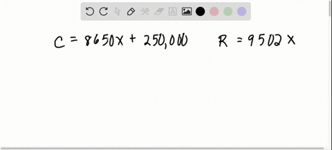 use-the-equations-for-the-total-cost-c-and-total-revenue-r-to-find-the-number-x-of-units-a-company-m