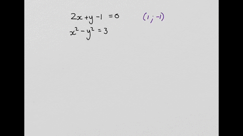 determine-whether-1-1-is-a-solution-of-the-system-leftbeginarrayl2-xy-10-x2-y23endarrayright