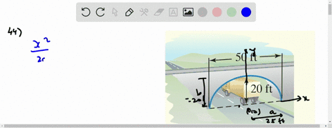 a-semi-elliptic-archway-has-a-height-of-20-feet-and-a-width-of-50-feet-as-shown-in-the-figure-can-a-