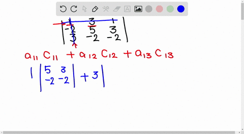 evaluate-each-determinant-by-expanding-by-cofactors-leftbeginarrayrrr-1-3-1-2-5-3-3-2-2-endarrayri-2