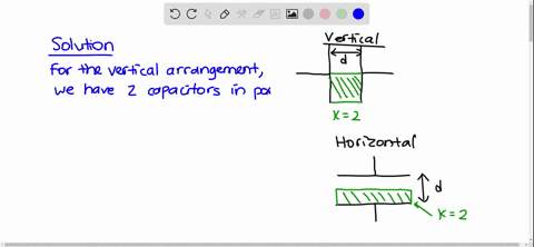 a-vertical-parallel-plate-capacitor-is-half-filled-with-a-dielectric-for-which-the-dielectric-cons-3