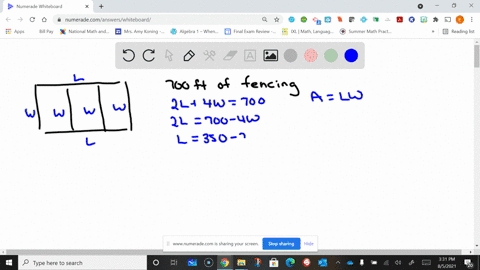 a-farmer-wishes-to-enclose-three-pens-with-fencing-as-shown-if-the-farmer-has-700-feet-of-fencing--2