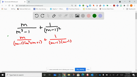 perform-the-indicated-operations-fracmm3-1frac1m-12