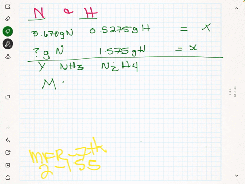 if-3670-mathrmg-of-nitrogen-combines-with-05275-mathrmg-of-hydrogen-to-yield-compound-mathrmx-how-ma