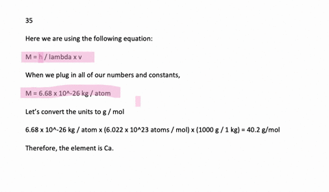 an-atom-of-a-particular-element-is-traveling-at-1-of-the-speed-of-light-the-de-broglie-wavelength-is