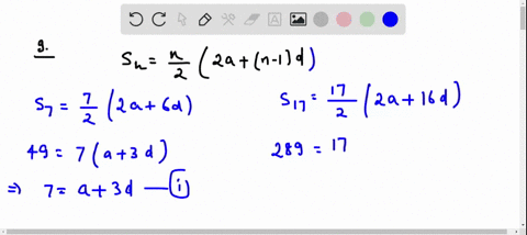 SOLVED:Find the sum of first 51 terms of an AP whose second and third ...