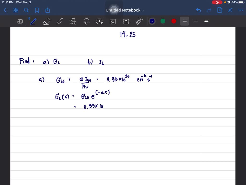SOLVED:Consider a silicon PIN photodiode at T=300 K with the geometry ...