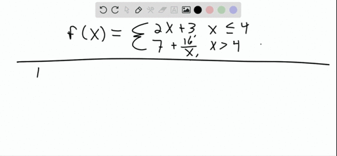 find-values-of-x-if-any-at-which-f-is-not-continuous-fxleftbeginarrayll2-x3-x-leq-4-7frac16x-x4endar
