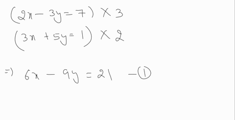 solve-beginaligned-2-x-3-y7-3-x5-y1-endaligned
