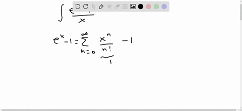 evaluate-the-indefinite-integral-as-an-infinite-series-int-fracex-1x-d-x-2