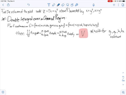 find-the-volume-of-the-given-solid-under-the-surface-z2-xy2-and-above-the-region-bounded-by-xy2-an-2