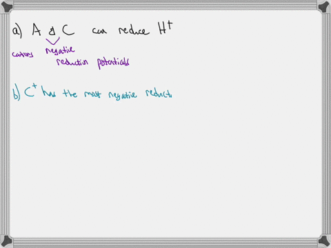 four-metals-a-b-c-and-d-exhibit-these-properties-a-only-a-and-c-react-with-10-mathrmm-h-c-l-to-give-
