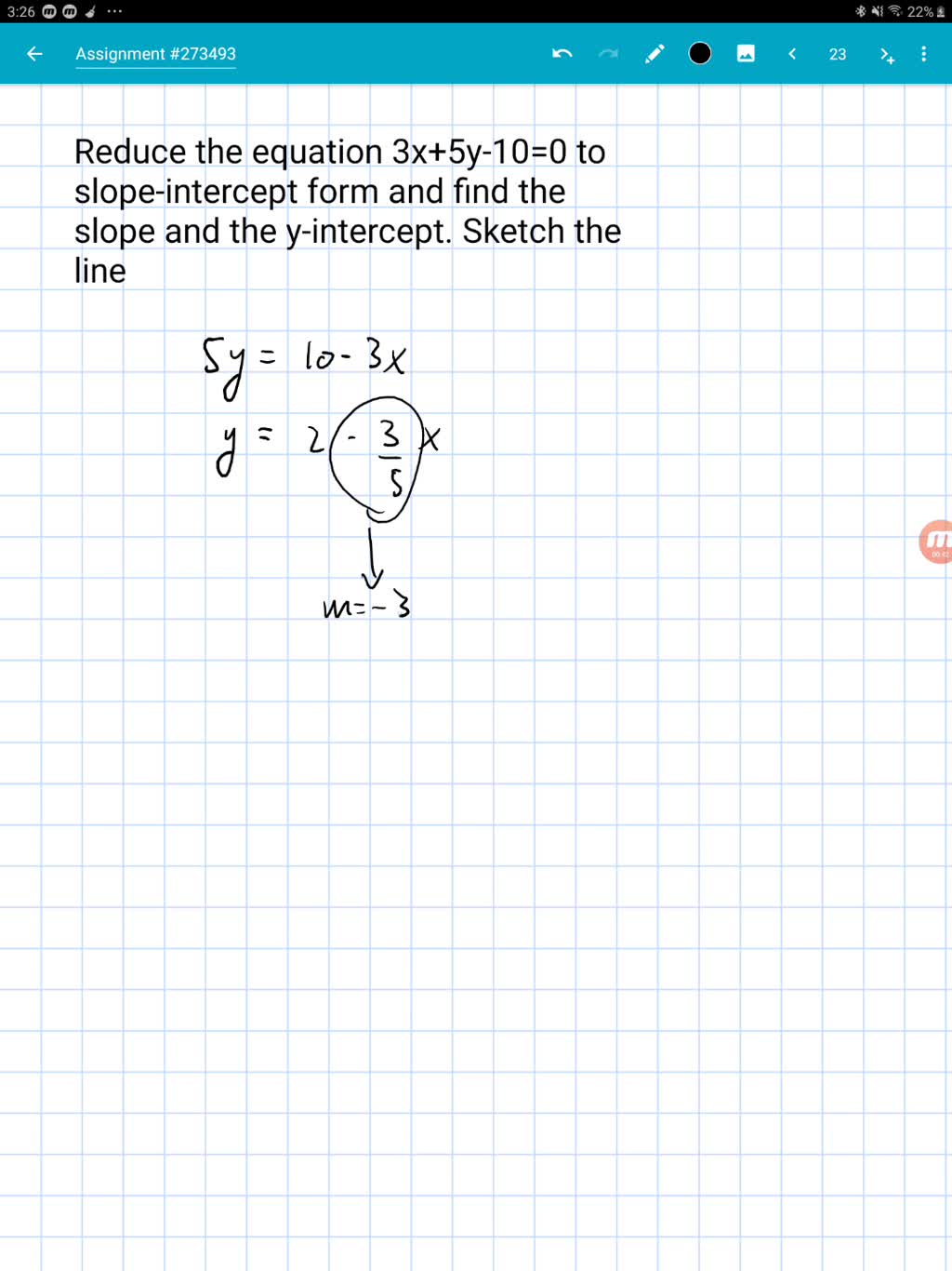 solved-reduce-the-equations-to-slope-intercept-form-and-find-the