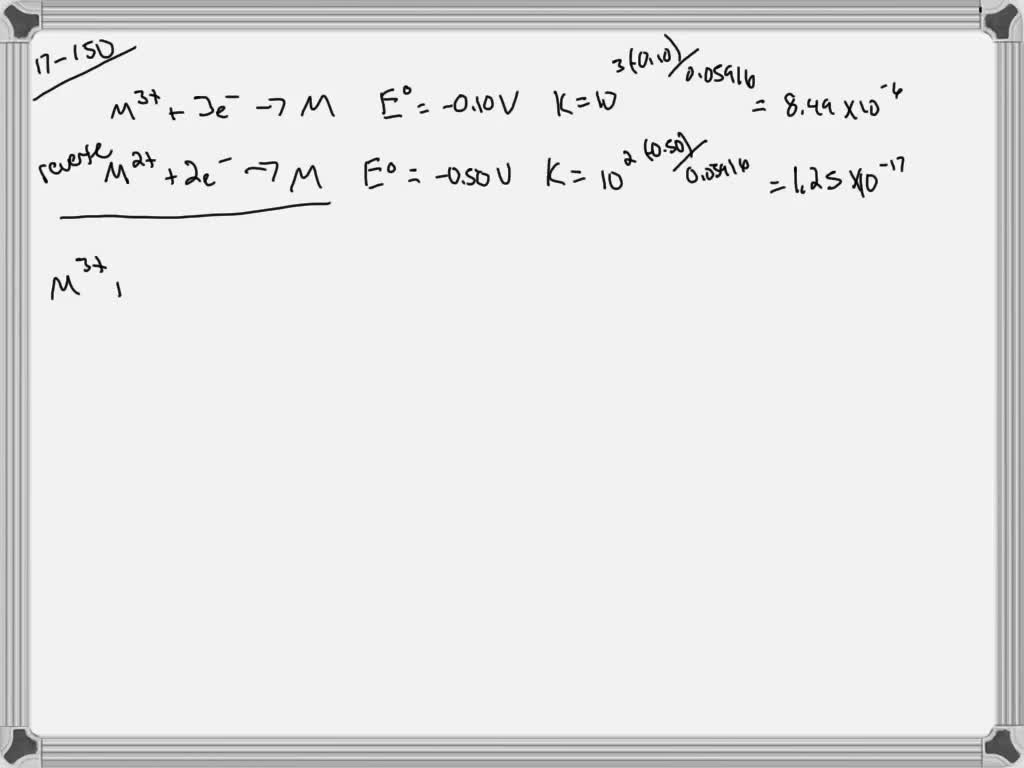SOLVEDa. Calculate the standard reduction potential of substance A