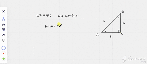find-the-indicated-part-of-the-right-triangle-that-has-the-given-parts-the-legs-are-0596-and-0842-fi