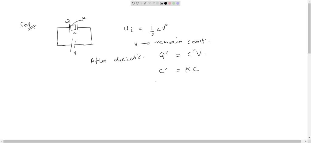 SOLVED:A parallel plate capacitor is connected across a battery. Now ...