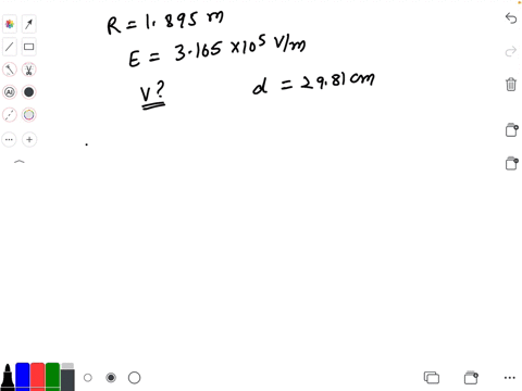 a-solid-conducting-sphere-of-radius-r1895-mathrmm-is-charged-and-the-magnitude-of-the-electric-field