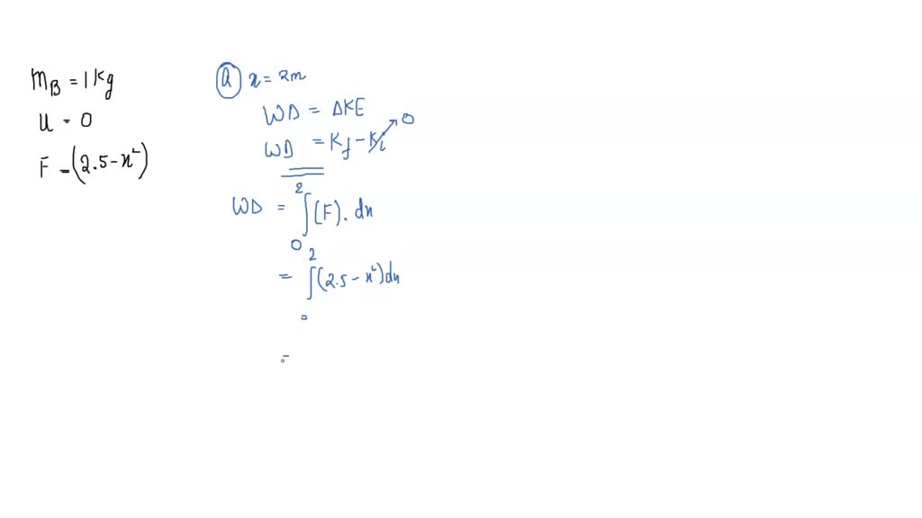 A 0.50-kg block initially at rest on a frictionless, horizontal surface ...