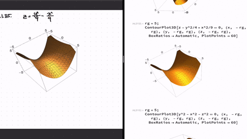 sketch-or-describe-the-surfaces-in-mathbbr3-of-the-equations-presented-zfracy24-fracx29