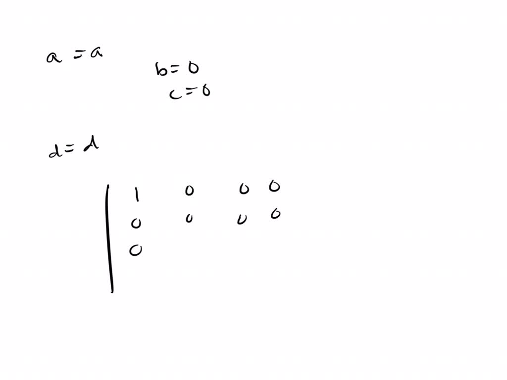 If A is a diagonal matrix, with all diagonal elements different, and A ...