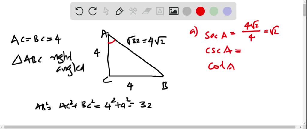 In A Triangle $A B C$, If $cot A, Cot B, Cot C$ Are I… - SolvedLib