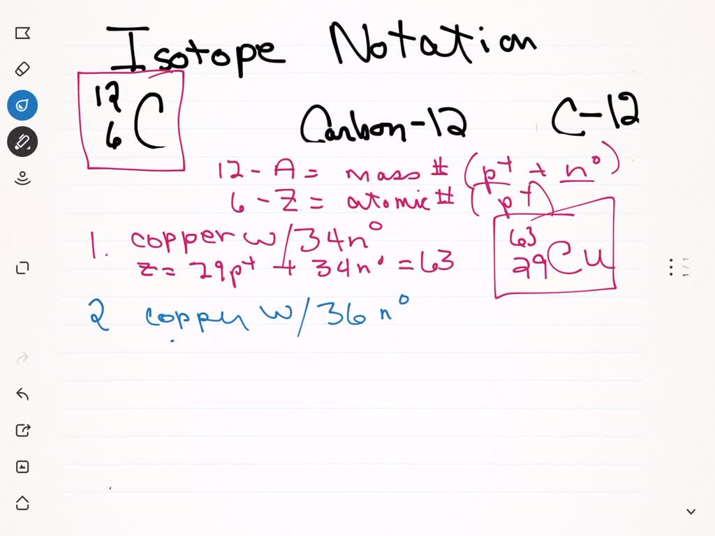 Write The Symbol For Each Isotope In The Form Azx Printable Form 