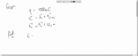 a-point-charge-of-100-mu-mathrmc-is-placed-at-3-hati4-hatj-mathrmm-find-the-elecuric-field-intensity