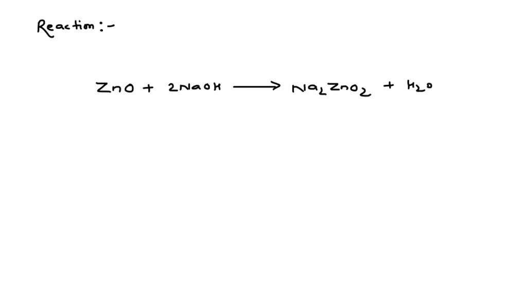 SOLVEDMention the products formed when zinc oxide is treated with