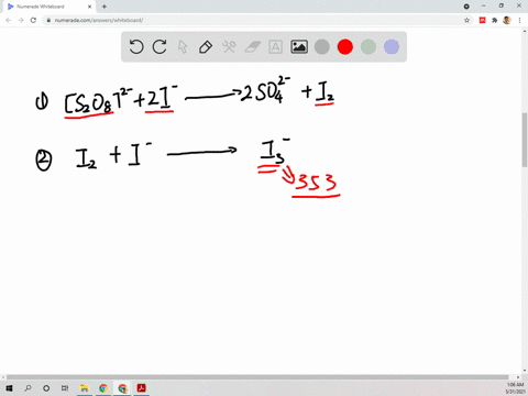 SOLVED:The [MnO4]^- ion is an oxidizing agent and the kinetics of the ...