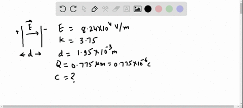 ii-the-electric-field-between-the-plates-of-a-paper-separated-k375-capacitor-is-824-times-104-mathrm