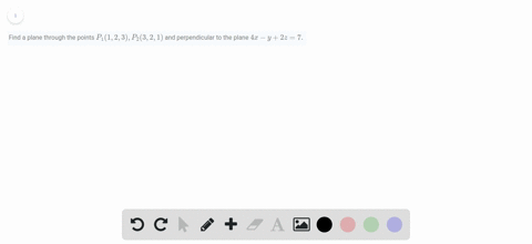 find-a-plane-through-the-points-p_1123-p_2321-and-perpendicular-to-the-plane-4-x-y2-z7-2