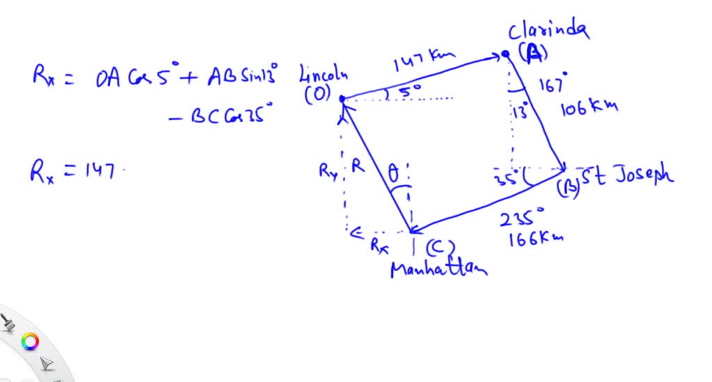 On a training flight, a student pilot flies from Lincoln, Nebraska, to