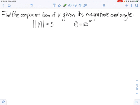 find-the-component-form-of-v-given-its-magnitude-and-the-angle-it-makes-with-the-positive-x-axis-m-2