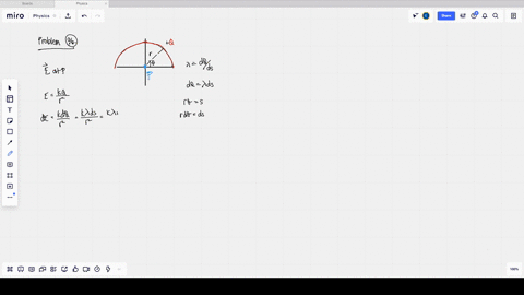 positive-charge-q-is-uniformly-distributed-around-a-semi-circle-of-radius-a-fig-2149-find-the-electr