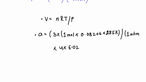 a-consider-100-mathrmmol-of-an-ideal-gas-at-285-mathrmk-and-100-mathrmatm-pressure-imagine-that-the