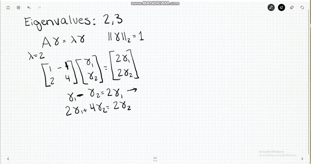 SOLVED:Outer-product matrices have all nonnegative eigenvalues (a) Use ...