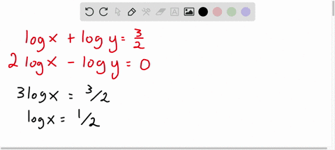 some-trickier-systems-follow-the-hints-and-solve-the-systems-leftbeginarrayclog-xlog-yfrac32-2-log-x