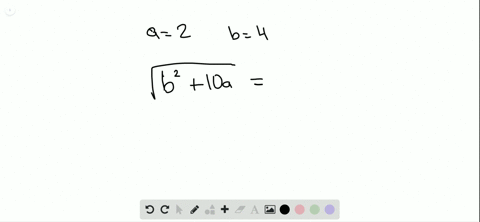 evaluate-the-radical-expression-when-a-2-and-b-4-sqrtb210-a
