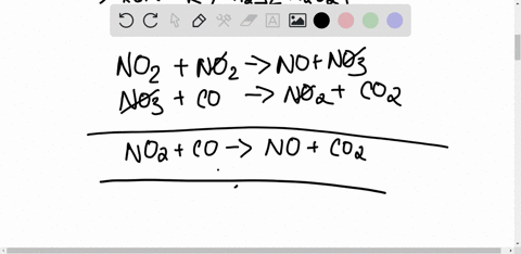 the-reaction-of-mathrmno_2mathrmg-and-mathrmcomathrmg-is-thought-to-occur-in-two-steps-mathrm-s-t-e-