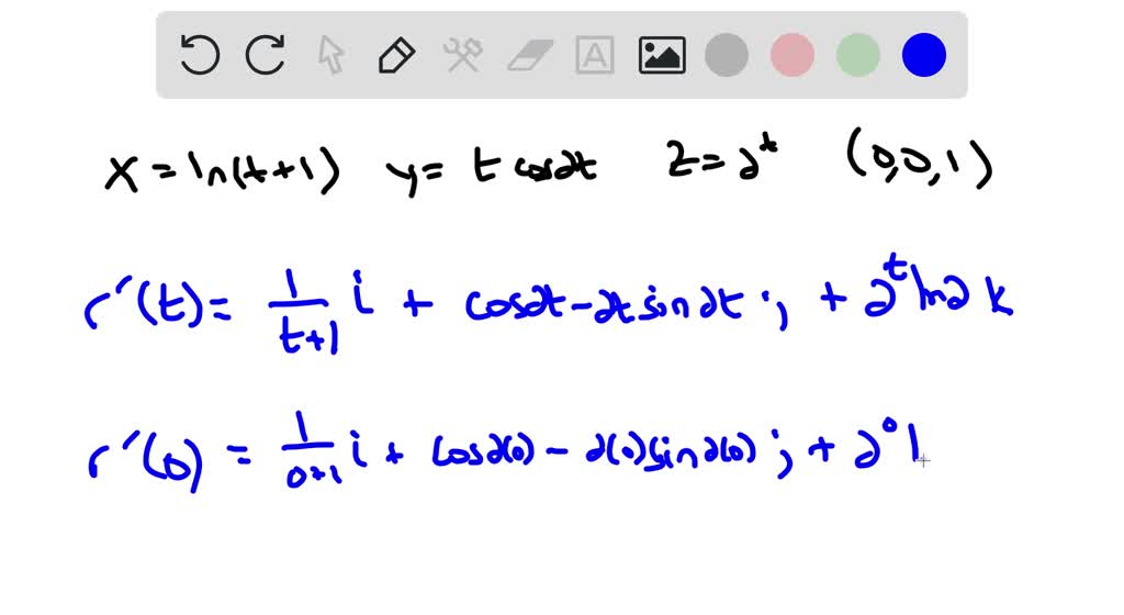 Solvedfind Parametric Equations For The Tangent Line To The Curve With The Given Parametric 5398