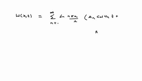 a-uniform-beam-simply-supported-at-both-ends-is-found-to-vibrate-in-its-first-mode-with-an-amplitude