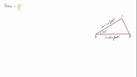 find-the-area-of-the-triangle-having-the-given-measurements-round-to-the-nearest-square-unit-a22circ