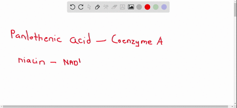 identify-one-or-more-coenzymes-with-each-of-the-following-components-a-pantothenic-acid-b-niacin-c-r