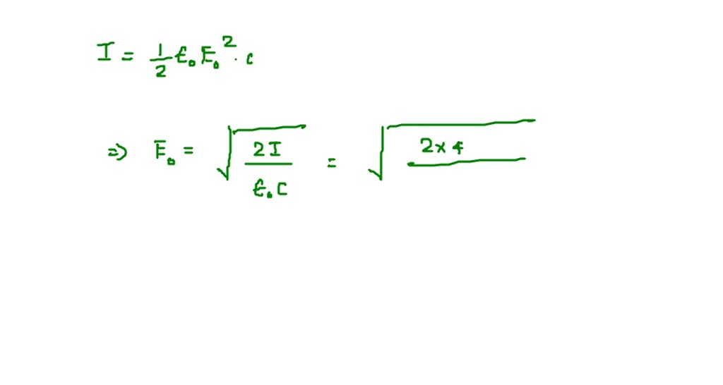 ⏩SOLVEDThe amplitude of electric field in a parallel beam of light