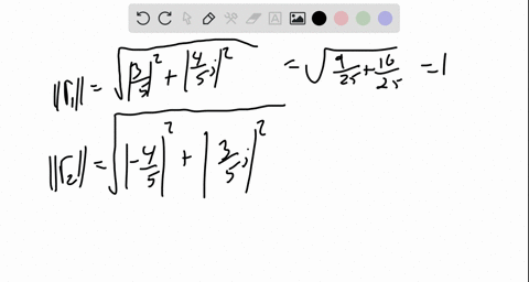 show-that-a-is-unitary-and-find-a-1-aleftbeginarrayrr-frac35-frac45-i-frac45-frac35-i-endarrayright