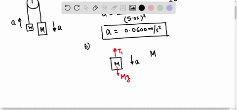 two-blocks-on-a-pulley-in-fig-11-36-one-block-has-mass-m500-mathrmg-the-other-has-mass-m460-mathrmg-
