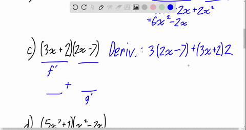 use-the-product-rule-to-differentiate-each-function-simplify-your-answers-a-hxxx-4-b-hxx22-x-1-c-hx3